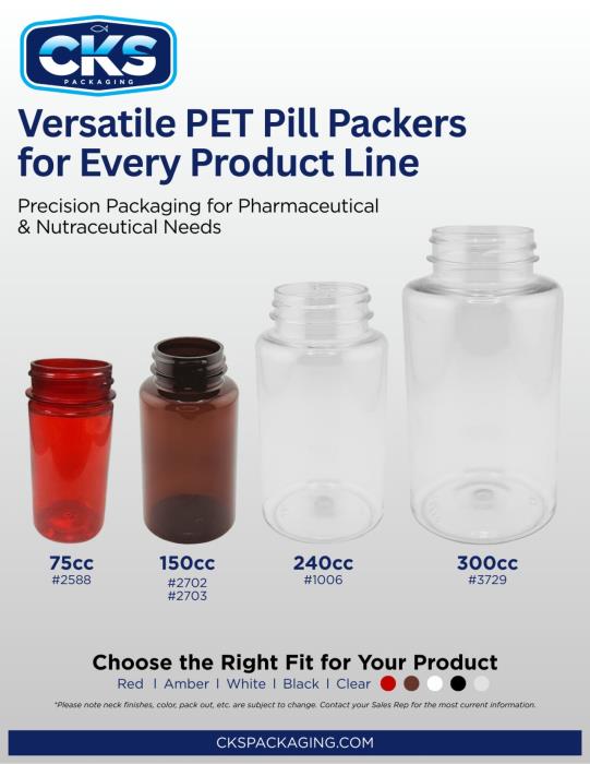 Versatile PET Pill Packers for Every Product Line