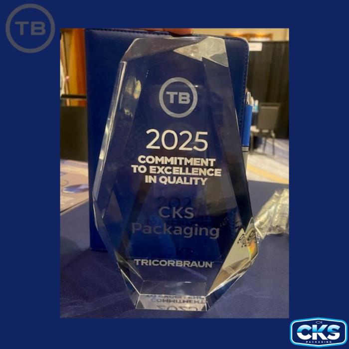 CKS Packaging is Honored to Receive TricorBraun’s 2025 Quality Award