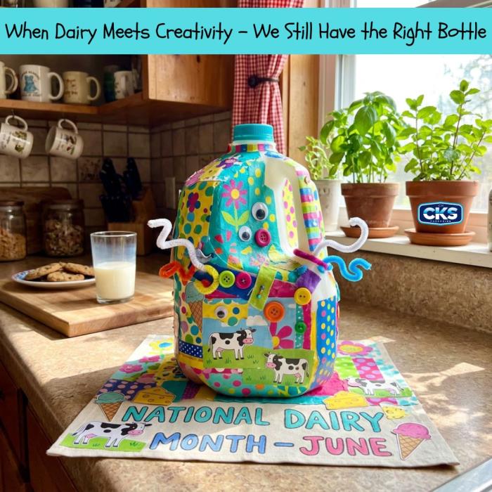 When Dairy Meets Creativity - We Still Have the Right Bottle
