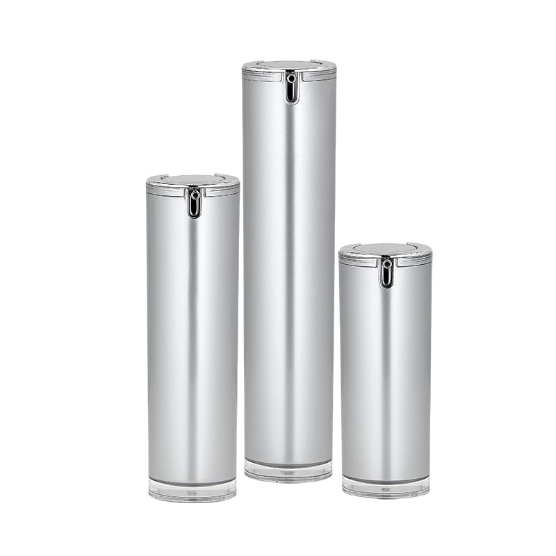 JHO |  In-Stock Silver Airless Bottle