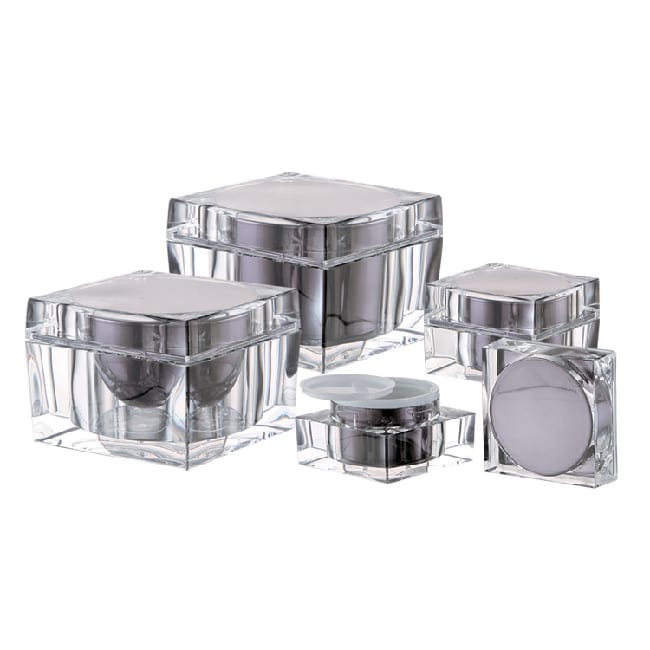 F | Elegant square jar