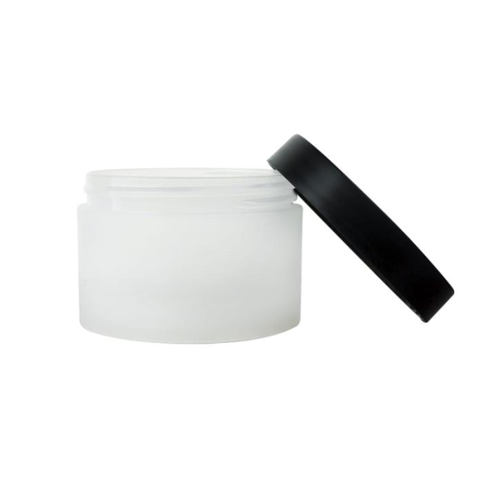 O_HBPP150_B | 150 ML In-Stock Black Cap Thick Walled PP Jar