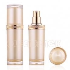 Classical straight round acrylic lotion bottle_QS2018E