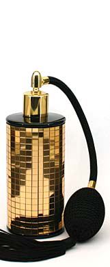 Dressing table spray - gold squares