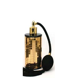 Dressing table spray - gold squares