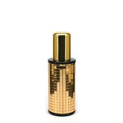 Dressing table spray - gold squares 2