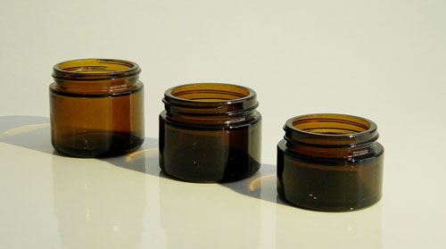 New range of amber glass jars from Rawlings