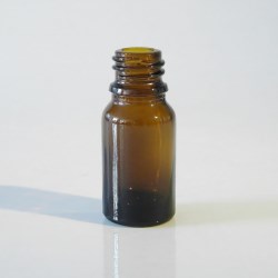 Amber essential oil bottles
