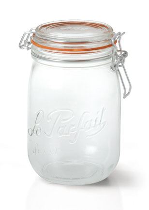 1000ml Le Parfait Bocal embossed jar