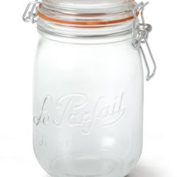 1000ml Le Parfait Bocal embossed jar