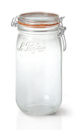 1500ml Le Parfait Bocal embossed jar
