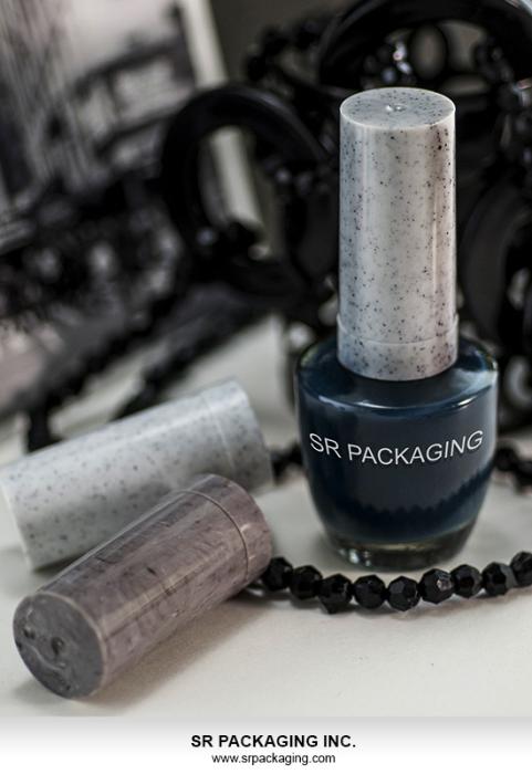 SR Packaging presents PP caps with flow banding texture