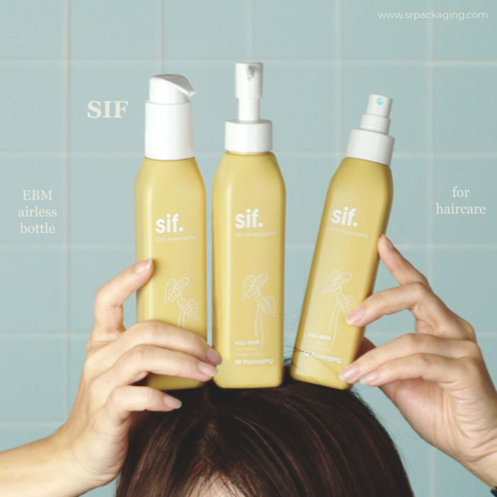 SIF, the EBM airless bottle for haircare solutions!