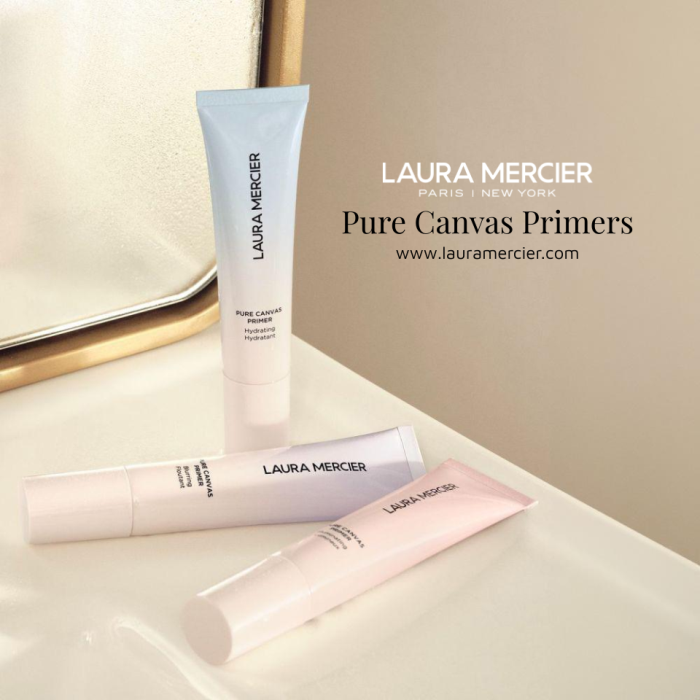 Exclusive design PCR tubes for Laura Mercier Pure Canvas Primers