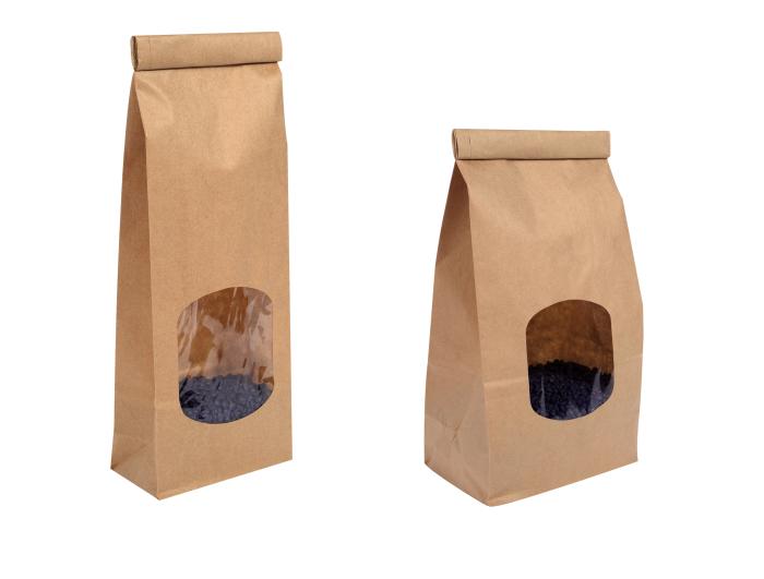Bags with no closing system