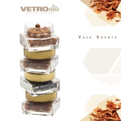 Vetroelites Vaso Shente line: High purpose jars for high level products