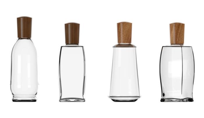 The new Vetroelite trio: The Fizz bottle
