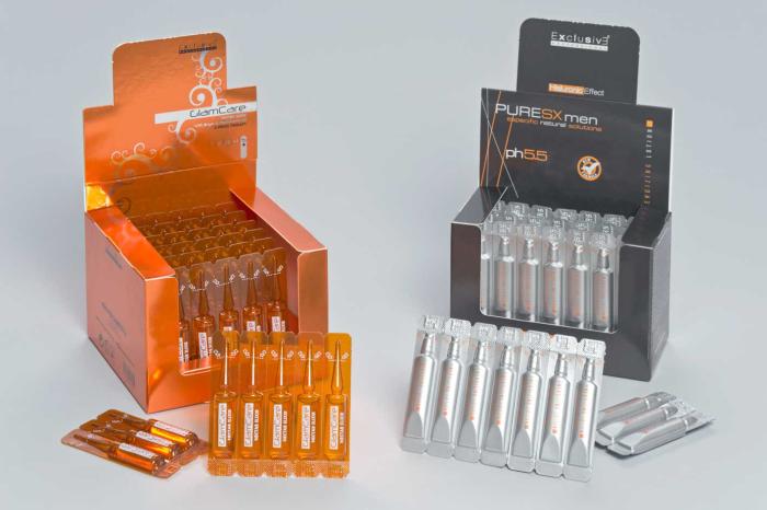 Cosmetic unit-dose packs and vials by Valmatic