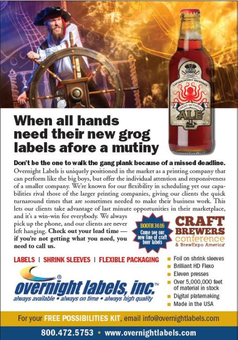 New ad featured in The New Brewer Magazine!