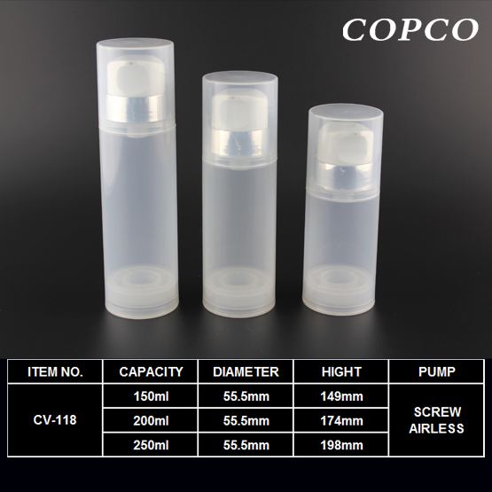 150/200/250ml Airless bottles #CV118