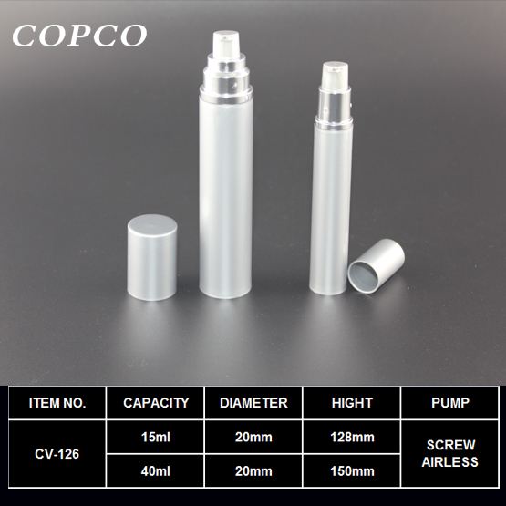 15/40ml Airless bottles #CV126