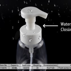 Waterproof Closure Foaming Bottle