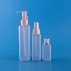 Square PET bottles for Skincare items