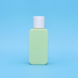 Impactful flat-fronted PET bottles