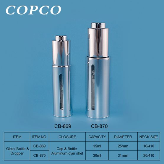 Copco released an Alu overshelled glass bottle with dropper