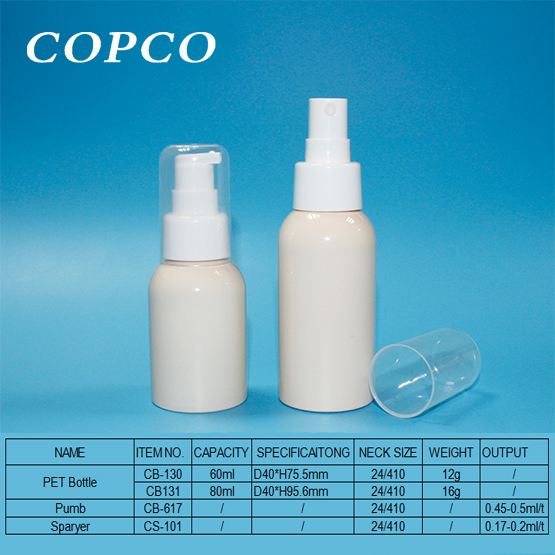 COPCOs practical and attractive twin PET bottles