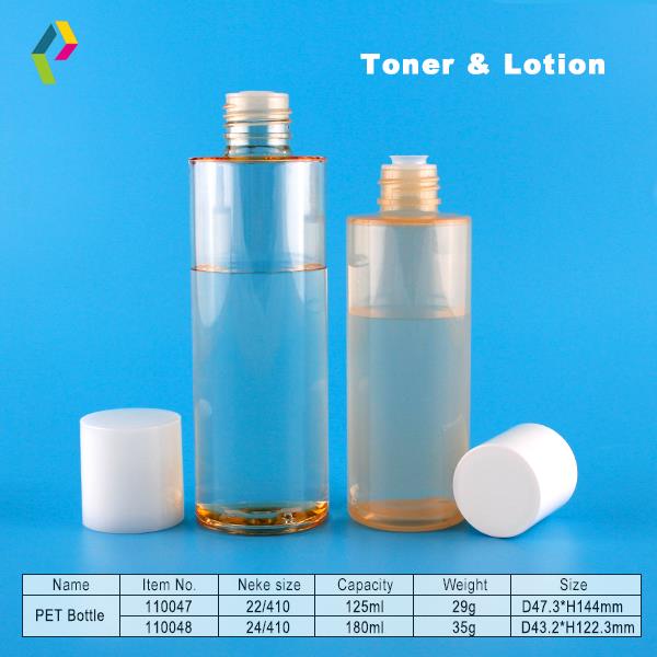 COPCOs PET bottles for toner & lotion