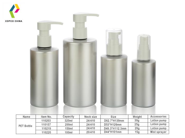 COPCO China introduces silver plastic molded bottles