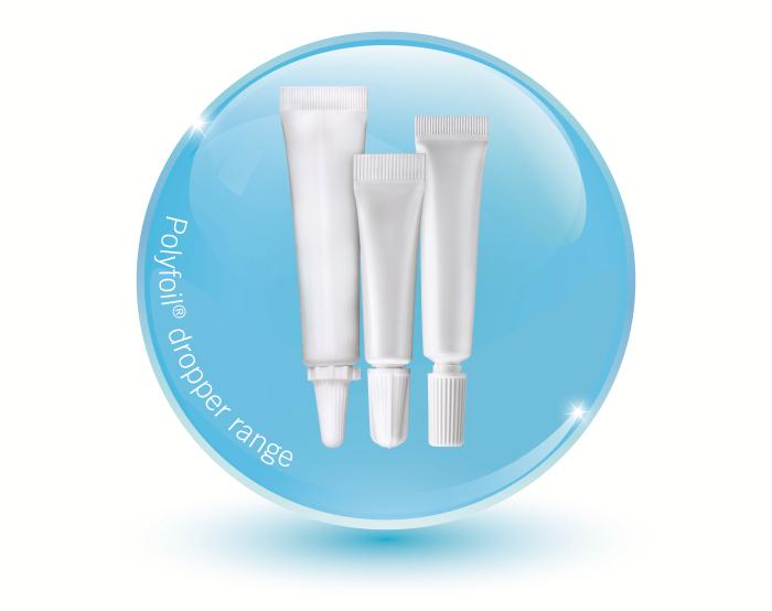 Dropper tubes for pharmaceutical and cosmetic applications