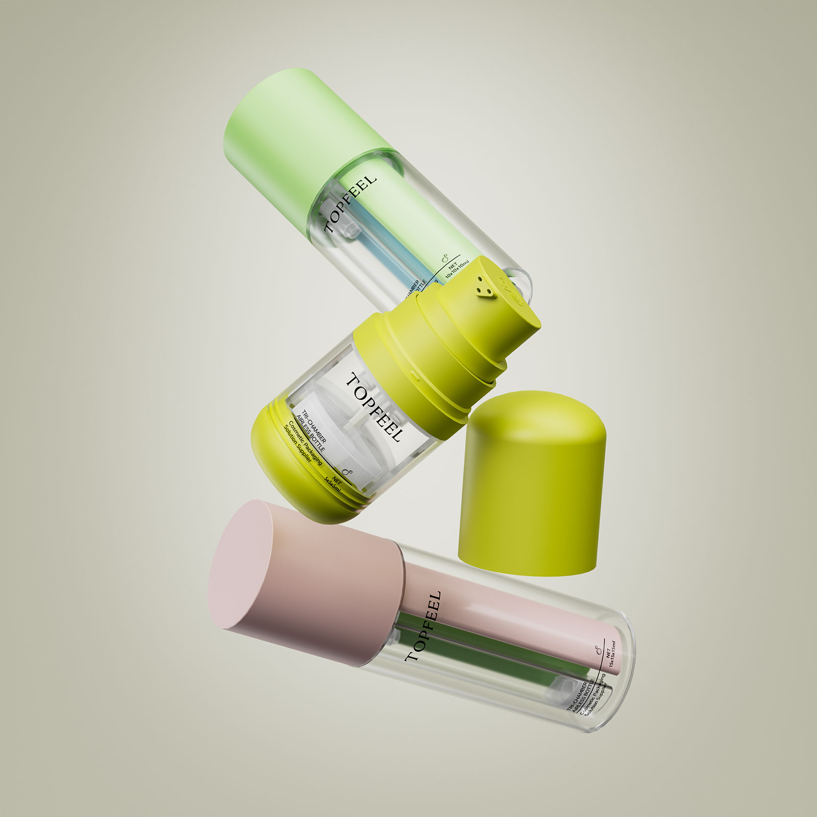 Multi-Chamber Bottles