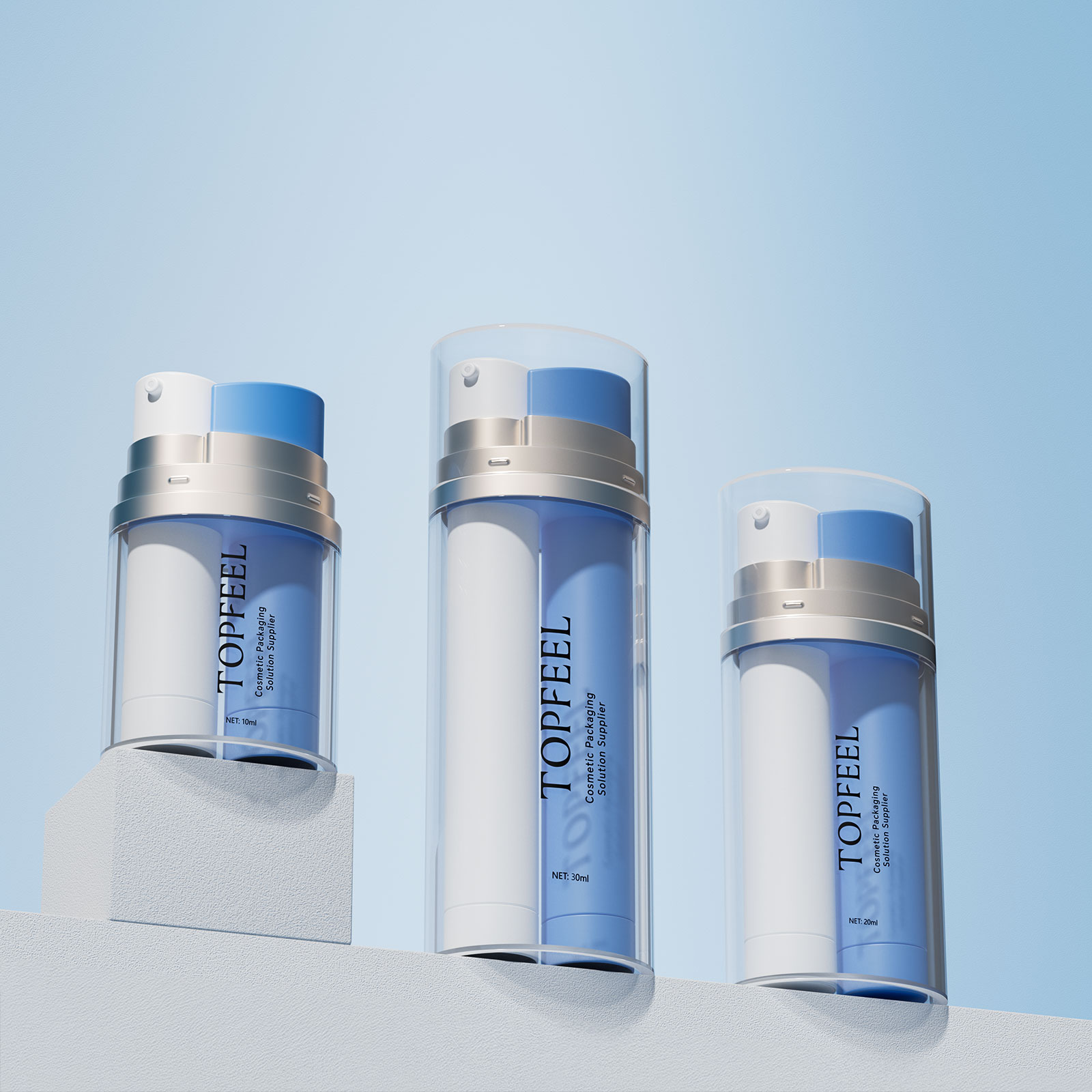 DA01 Dual Chamber Airless Bottle