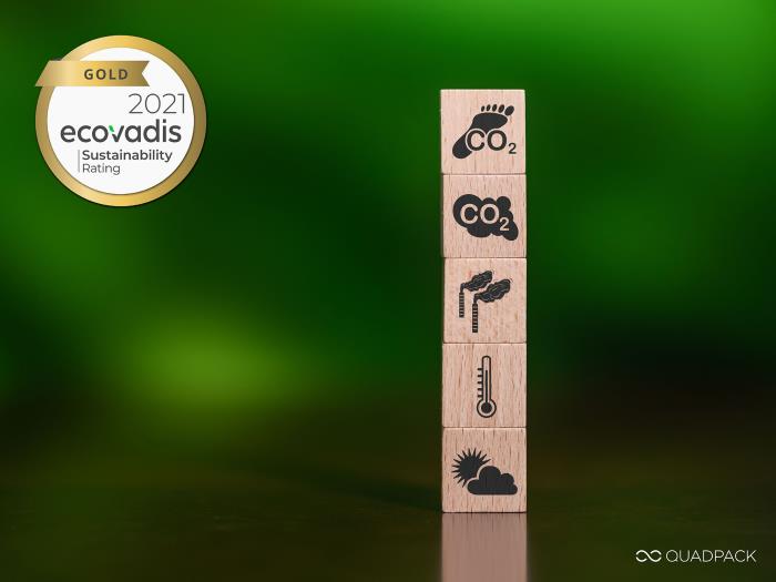Quadpack receives EcoVadis Gold Medal for sustainability performance