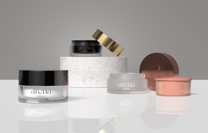 Arena: the elegant PET jar for effortless refills