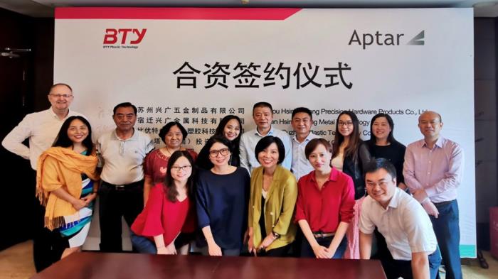 Aptar to acquire a strategic equity Interest in BTY, a leading Chinese color cosmetics packaging manufacturer