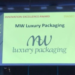 MW Luxury Packaging Bags Innovation Award at Diageo Supplier Banquet
