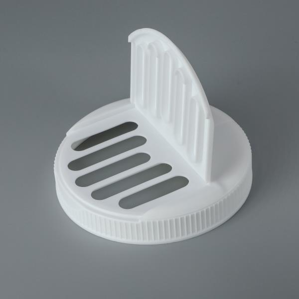 Flapper® 110-400 - 110mm Hinged Cap for Dry Food - Slotted Pour