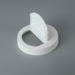 Flapper® 89-400 - 89mm Hinged Cap for Dry Food - Full Pour