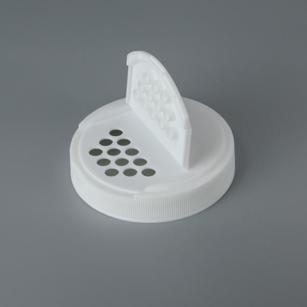 Flapper® 89-400 - 89mm Hinged Cap for Dry Food - 0.3 inch Pour