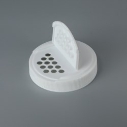 Flapper® 89-400 - 89mm Hinged Cap for Dry Food - 0.3 inch Pour