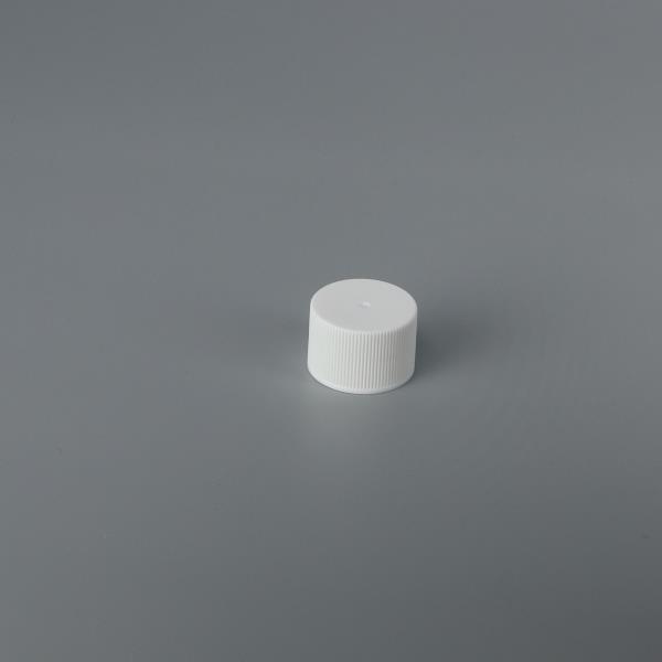 24mm Plastic Threaded Closure RL024 (ribbed side; matte top; non-stacking)