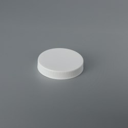 Threaded Plastic Closure RS058 (smooth top; ribbed side; non-stacking) - 58mm