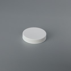 Threaded Plastic Closure RS053 (smooth top; ribbed side; non-stacking) - 53mm
