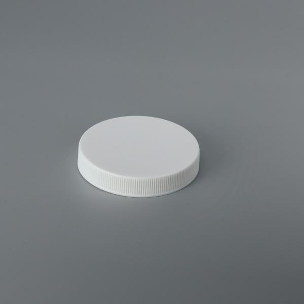 Threaded Plastic Closure RS063 (smooth top; ribbed side; non-stacking) - 63mm