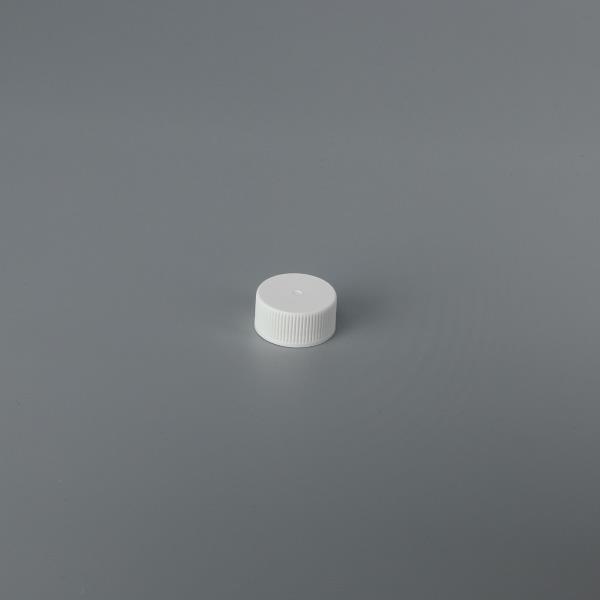 Threaded Plastic Closure RX020 (matte top; ribbed side; non-stacking) - 20mm