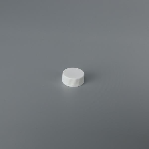 Threaded Plastic Closure RX022 (matte top; ribbed side; non-stacking) - 22mm
