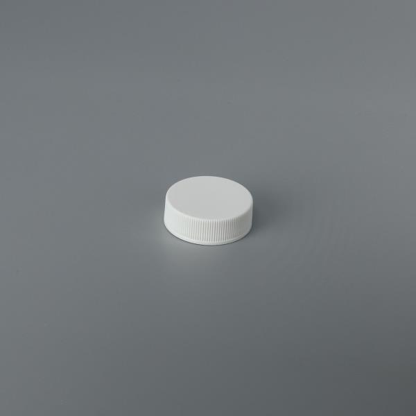 Threaded Plastic Closure RX033 (matte top; ribbed side; non-stacking) - 33mm